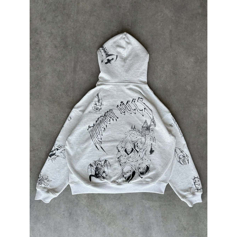 Loose Hooded Sweatshirts