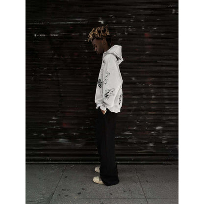 Loose Hooded Sweatshirts