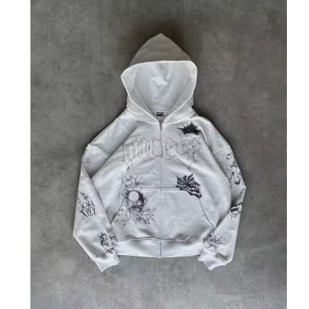 Loose Hooded Sweatshirts