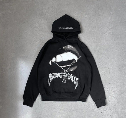 Loose Hooded Sweatshirts