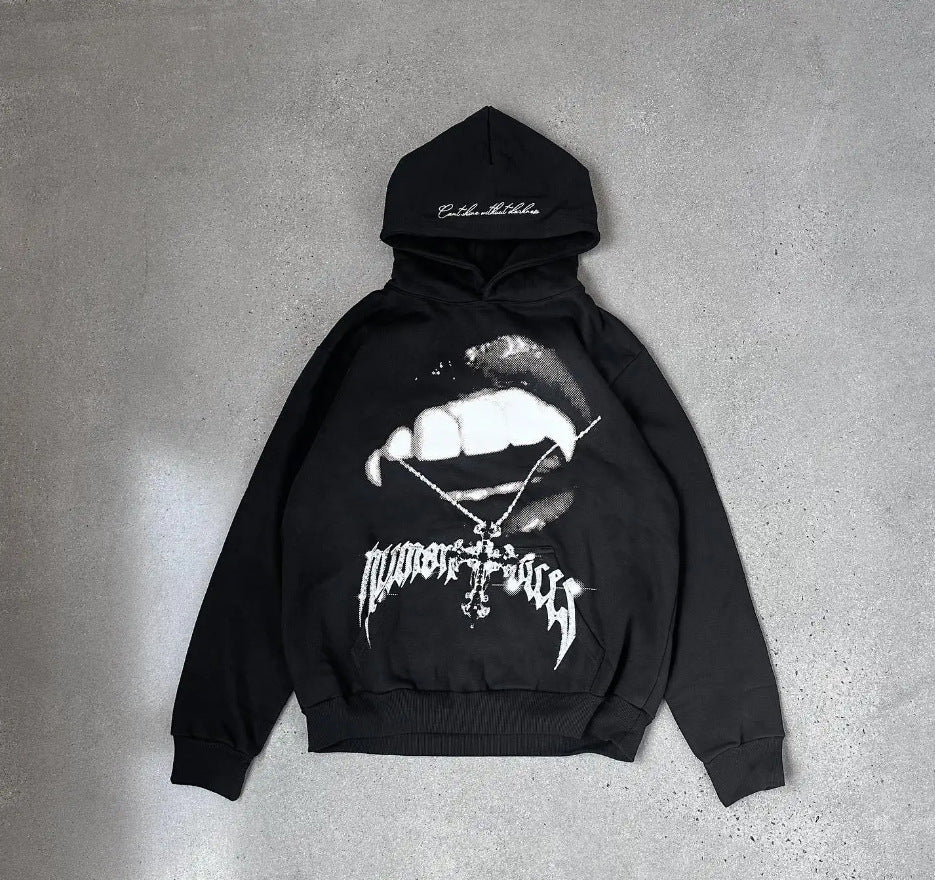 Loose Hooded Sweatshirts