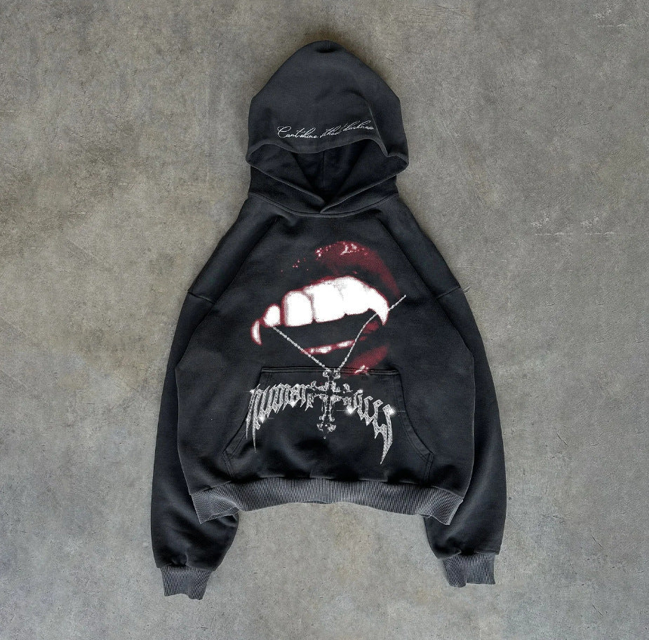Loose Hooded Sweatshirts