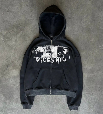Loose Hooded Sweatshirts