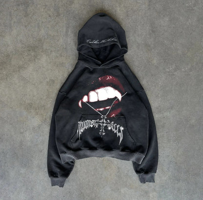 Loose Hooded Sweatshirts